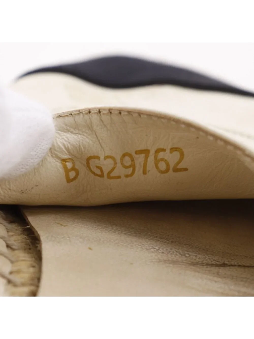 Chanel Espadrilles CC Logo B Lambskin White Slip Ons Slipper